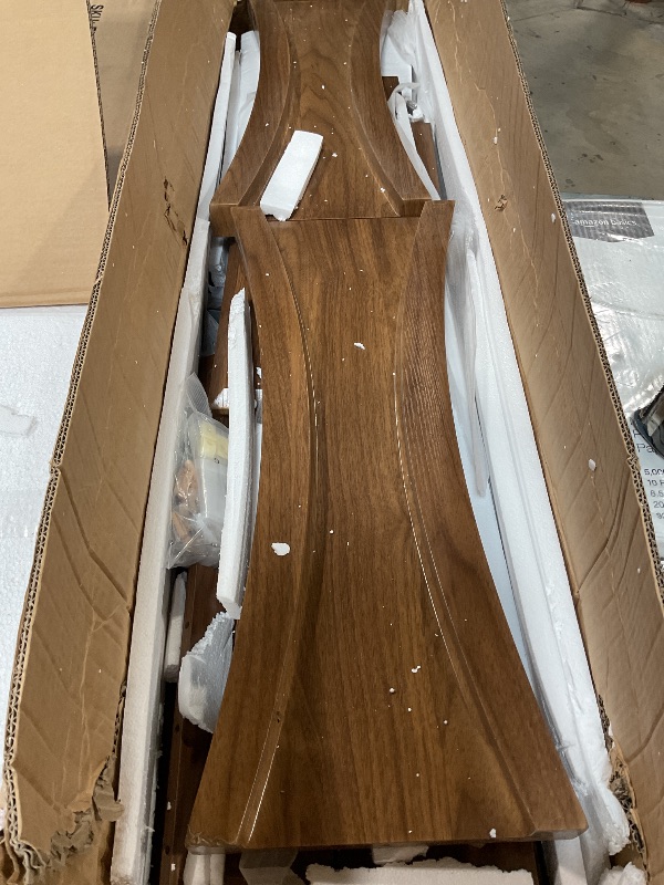 Photo 1 of ***FOR PARTS ONLY/DAMAGED PIECES*** LITTLE TREE 63” Console Table for Entryway, 2-Tier Entryway Table Behind Sofa Couch with Storage Shelves, Narrow Wooden Entry Tables for Home Living Room Hallway