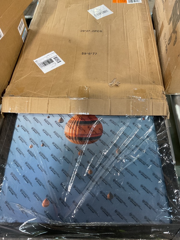 Photo 1 of 20x27 Picture Frame Set of 2 Black for Puzzles Poster Photo Picture, Horizontal and Vertical Formats for Wall Hanging, 20 x 27 Wall Gallery Puzzles Frame for 20 by 27 Photos Posters, 2 Pack,Black