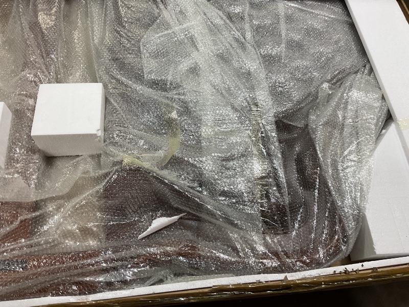 Photo 1 of ***INCOMPLETE SET BOX 1 OF 2 **** ACME Dresden California King Bed - - PU & Cherry Oak