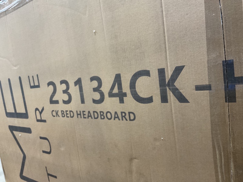 Photo 1 of ***INCOMPLETE SET BOX 1 OF 2 **** ACME Dresden California King Bed - - PU & Cherry Oak