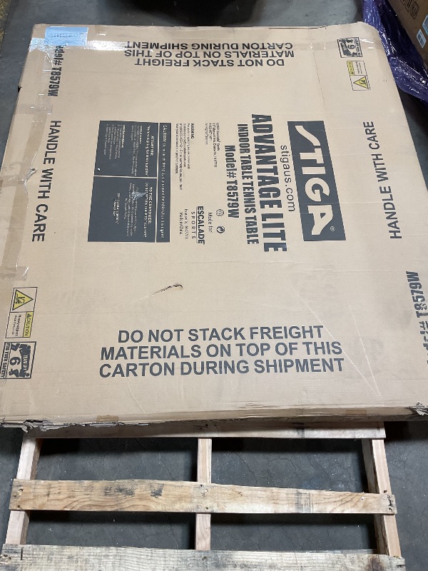 Photo 1 of ****HAS DAMAGES****** STIGA Advantage Series Ping Pong Tables - 13, 15, 19, and 25mm Tabletops - Quickplay 10 Minute Assembly - Playback Mode - Recreational to Tournament Level