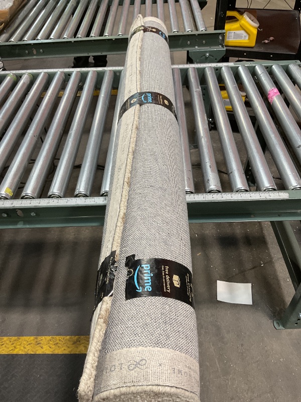 Photo 1 of **OUTSIDE DIRTY FROM TRANSPORT**Loloi Magnolia Home by Joanna Gaines Waylon Collection WAY-02 Natural/Rust 5'-0" x 7'-6" Area Rug