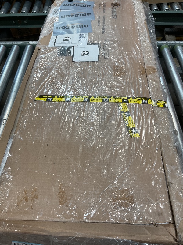 Photo 1 of *****FOR PARTS ONLY HAS DAMAGED PIECES****** Sauder 5 Tier Book Shelf Wooden Bookcase Multipurpose Bookshelf for Home Office, Living Room, in Lintel Oak