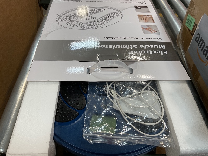 Photo 1 of ****MISSING REMOTE**** 1-STEP EMS Foot Massager for Neuropathy Electronic Foot Stimulator TENS Feet Circulation Stimulator with 10 Modes 50 Intensities Electronic Muscle Stimulator