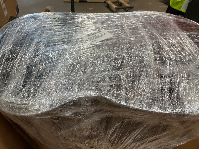 Photo 1 of **MINOR DENT**Rubbermaid Spring Top Trash Can with Lid 13 Gallon Gray Plastic Garbage Bin for Home/Kitchen/Office/Garage