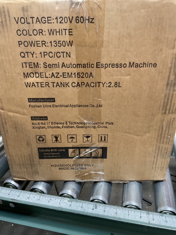 Photo 1 of ****FROTHING STEAMER HAS ISSUES FUNCTIONING/USED**** Ollygrin Espresso Machine with Grinder, 20 Bar Professional Espresso Maker with 19 Grind Sizes, Coffee Machine with Milk Frother, 2.8L Removable Water Tank for Latte & Cappuccino