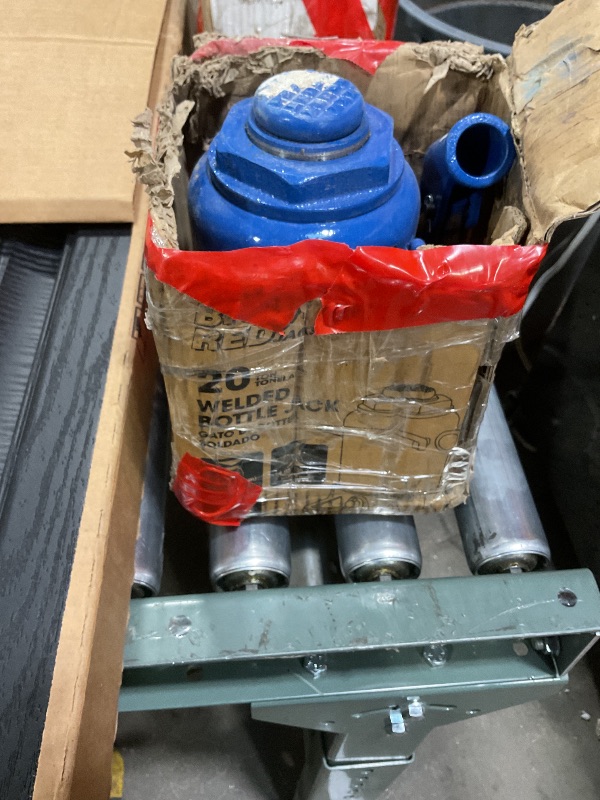Photo 1 of **NO ROD**BIG RED 20 Ton (40,000 LBs) Torin Welded Hydraulic Car Bottle Jack for Auto Repair and House Lift, Blue, AT92003UR