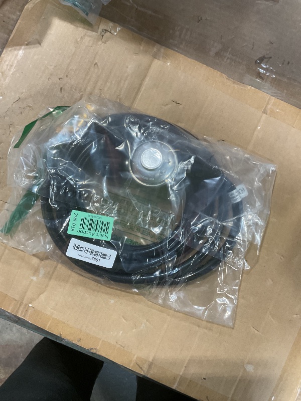 Photo 1 of 12ft Propane Hose Adapter F271803 with Regulator Replacement for Mr Heater Big Buddy Heater & Most Gas Grill, 3/8" Quick Connect Disconnect Fitting to QCC1 Connection (Type 1) for 20LB Propane Tank