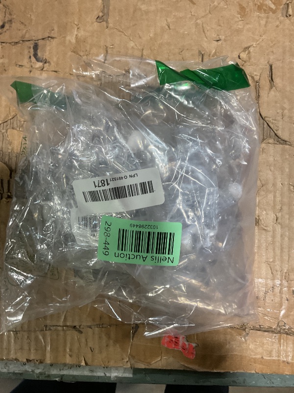 Photo 1 of Clear Sign Clips Merchandise Display 12 Pack Plastic Label Pop Clips on Sign Holder Shelf Double Sided Swivel Price Tag Holders on Clothing Rack Rotatable Menu Clamps for Sale Retail Display