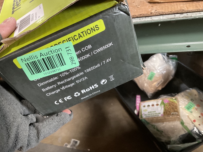 Photo 1 of Tresda Rechargeable Telescopic Camping Light, 8.4FT LED Work Light with Tripod Stand & Remote Control, 3000LM Super Bright, 3 Color Temps, Portable Tripod Lights for Outside, Sports, Emergency