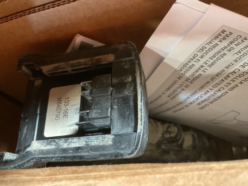Photo 1 of **MISSING BATTERY/ HEAVILY USED DIRTY*** Albion Engineering DL-45-T14E Professional Line Cordless Sausage Caulking Gun, 18V, 20 oz