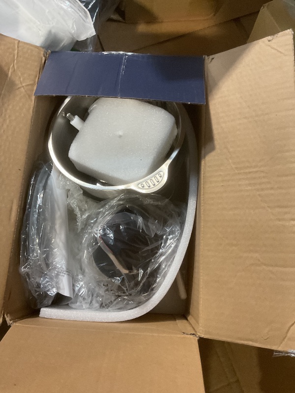 Photo 1 of **HEAVILY USED/DIRTY*** Ganiza Food Processor, 2-Speed Food Chopper Meat Grinder with 8 Cup Stainless Steel & 8 Cup Glass Bowls, Upgraded Button & Smart Overheat Protection Light - Includes Clean Brush, 2 Sets of Blades
