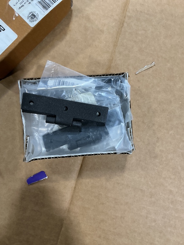 View 2 of **1 DAMAGED*** Renovators Supply Flush Mount Cabinet Hinges - Wrought Iron H Hinges for Cabinet Doors - Heavy Duty Cabinet Door Hinges - Kitchen Cupboard Hinges - Colonial Hinges for Home Improvement - Pack of 4