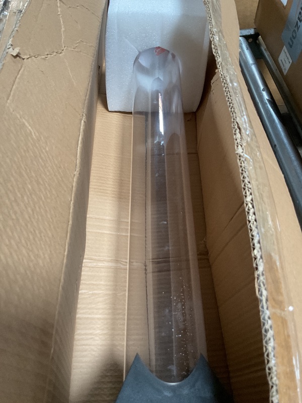 Photo 1 of **FOR PARTS/ MISSING REMOTE & BROKEN*** Lightahead Extra Large 4FT LED Bubble Fake Fish Tube – Sensory Aquarium Lamp with 10 Floating Fish & 20 Color Effects – Calming Light for Everyone Including Autism, ADHD, Stress & Anxiety Relief.