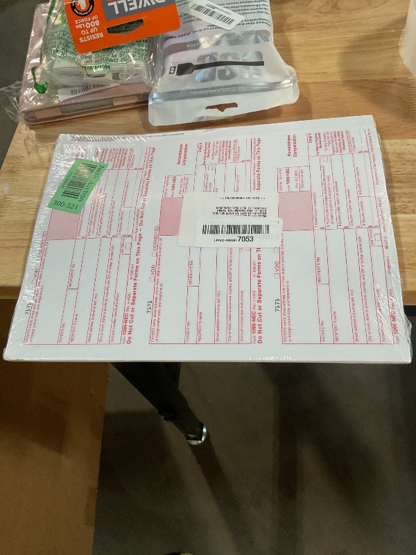 Photo 1 of 1099 NEC Tax Forms 2025 with Envelopes, 4 Part 15 Pack Tax Forms Kit and 15 Self-Seal Envelopes –Great for QuickBooks and Accounting Software, Value Pack for Business - Made in The USA - 15-Pack