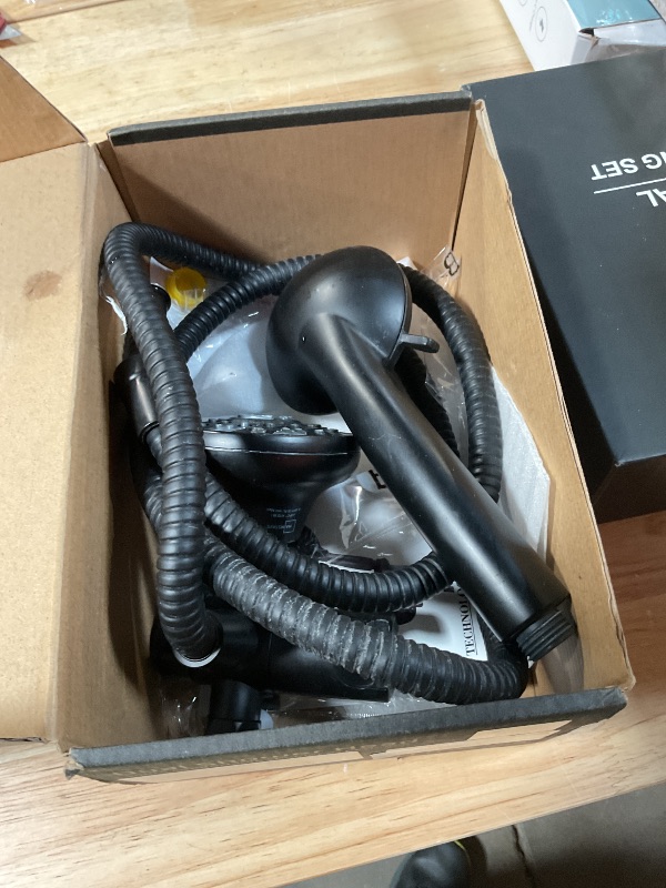 Photo 1 of ***FOR PARTS ONLY/ HEAVILY USED / MISSING ASSEMBLY PIECES*** Cobbe Dual Handheld Shower Head Combo, Powerful Water-Saving Shower System 2 in 1 High Pressure Rainfall Shower Combo 48-Setting 3-Way Water Diverter with Anti-Swivel Lock Nut, 6 Spray Mode