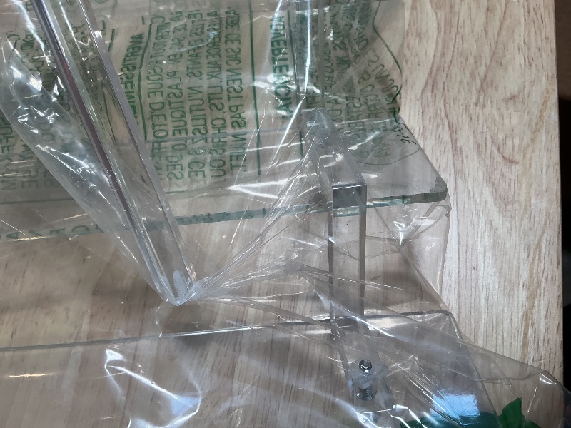 Photo 1 of ((((Slightly broken )))))ZOMETUO 4 Tier Acrylic Display Risers, Perfume Organizer Stand, Clear Shelf Risers for Figures, Dessert Shelves for Party, Funko POP Shelves, Cupcake Stand Holder Decoration