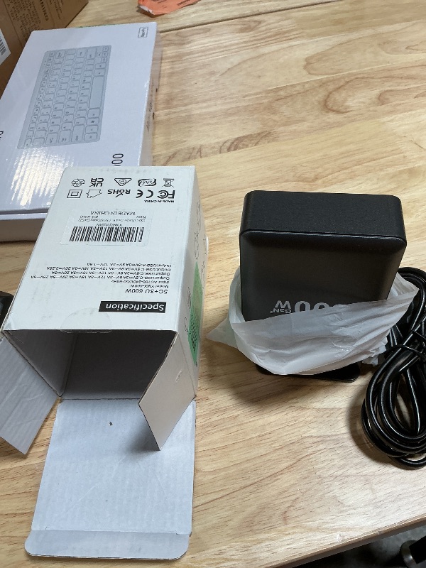 Photo 1 of 600W USB Charging Station,8-in-1 Multiple USB C Charger Block,Dual PD 140W Laptop Fast Charger Adapter,Multiple Devices Hub Compatible with MacBook Pro/Air,DELL,iPhone15/16,GalaxyS24/S23 and More
