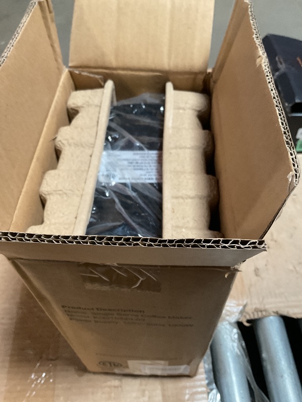 Photo 1 of ***ISSUES WITH LID CLOSING (WON'T CLOSE)*** Horavie Single Serve Coffee Maker, Hot and Iced Coffee Maker for K Cup and Ground, 6 to 14 Oz Brew Sizes Single Cup Coffee Maker with Descaling Alert, Ideal for Home, Travel, RV and Dorm,Black