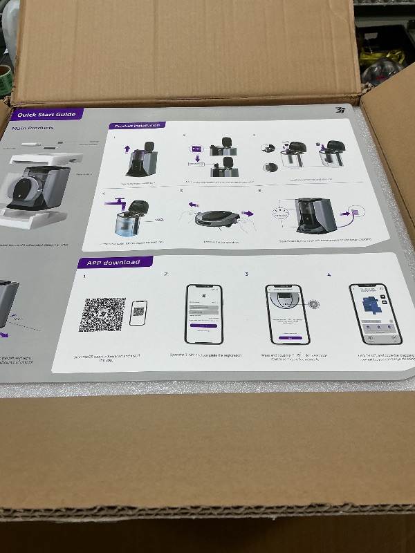 Photo 1 of ***NON FUNCTIONAL***
3i S10 Ultra Robot Vacuum and Mop with WaterRecycle System, 18000Pa Suction, Self-Cleaning Extendable Roller Mop, Auto Mop Washing & Drying, Self-Emptying & Refilling, Ai Obstacle Avoidance