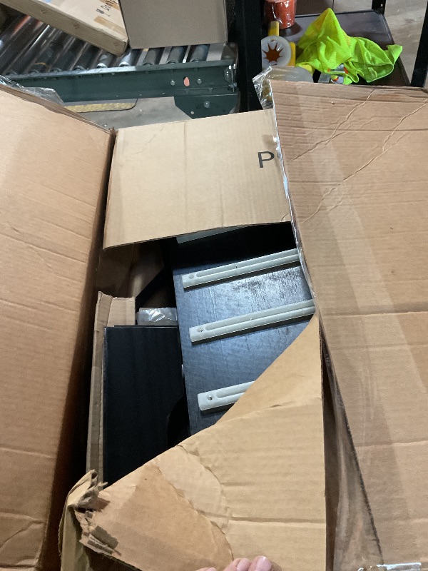 Photo 1 of ***FOR PARTS ONLY / HAS DAMAGED & MISSING PIECES*** Jela Original Roll Cart, Solid Wood, 6 Drawer Narrow Drawers Roll Carts (Black)