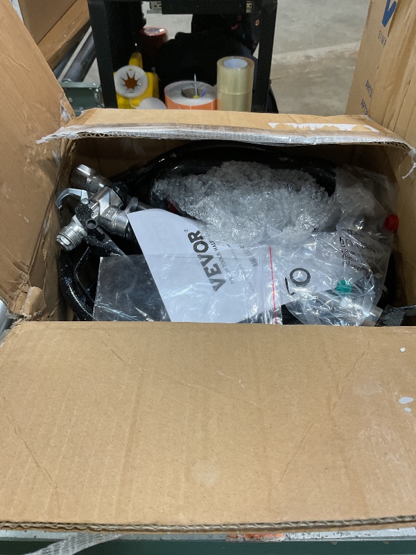 Photo 1 of ***FOR PARTS ONLY / NON-FUNCTIONAL (HAS A LEAK AND DRIED PAINT STUCK) *** VEVOR Stand Airless Paint Sprayer, 650W High Efficiency Airless Sprayer, 3000PSI Electric Paint Sprayer Machine Extension Rod and Cleaning Kits for Interior and Exterior Furniture/F