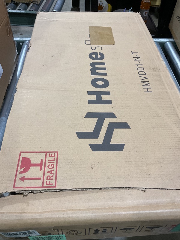 Photo 1 of ***FOR PARTS ONLY / NON-FUNCTIONAL*** Homesflex Holiday Glam Makeup Vanity Set with LED Lighted Mirror, Drawers & Stool – Modern White Beauty Desk, Bedroom & Dressing Room Storage