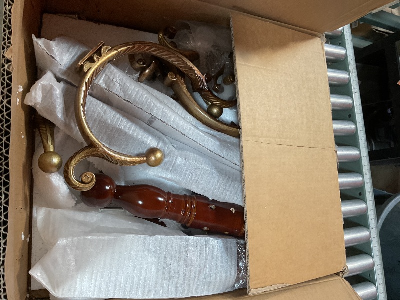 Photo 1 of ***FOR PARTS ONLY HA DAMGED (BROKEN PIECES)*** Yyzlscktt Coat Rack Freestanding, Wooden Coat Tree with Stable Round Base, Vintage Heavy Duty Coat Rack Stand with 14 Hooks, Coat Hanger Stand for Bedroom, Office, Entryway (Vintage)