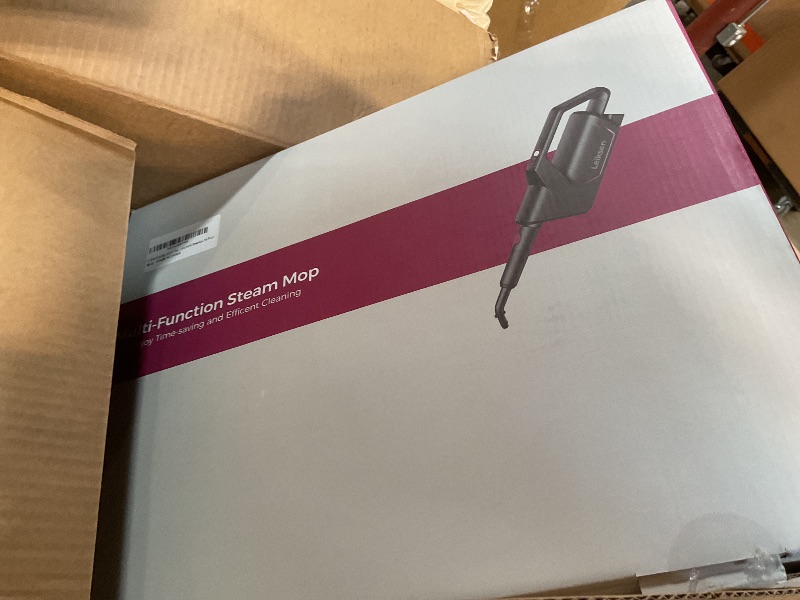 Photo 1 of 12-in-1 Steam Mop, Steam Cleaner Detachable, Extendable Hose, 23FT Power Cord, 440ml Removable Tank, 260°F Floor Steamer, 3-Level Control, Multi-Purpose for Hardwood, Tile, Grout, Windows, Kitchen