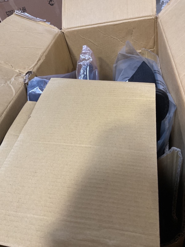 Photo 1 of Space Seating 75 Series Air Grid Big and Tall Deluxe Ergonomic Office Chair with Thick Padded Seat and 400 lb. Limit, Black