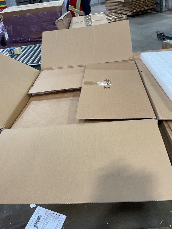 Photo 1 of ***FOR PARTS ONLY/ MISSING ASSEMBLY PIECES**** cenozo Modern Large Crystal Chandelier for Foyer Raindrop Chandeliers LED Dimmable High Ceiling Flush Mount Light Fixtures for Staircaes Hallway Entryway Rain Lamp LED Bulbs Included 99'' Gold