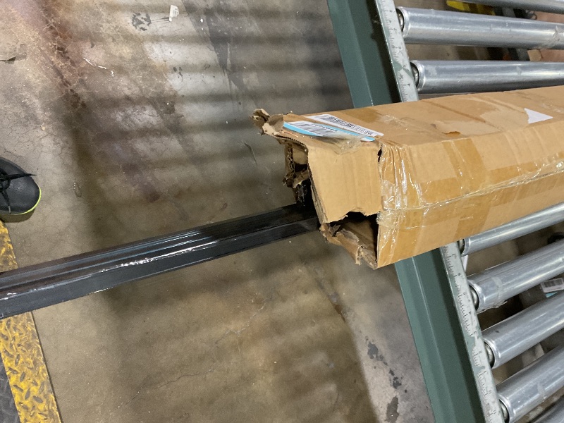 Photo 1 of ** METAL STICKING OUT ON ONE TRACK** Bravsekai Black GU10 LED Track Lighting Kit, No Bulbs 10W Track Light Heads with 2 * 3.28FT H Track Light Rail 8PCS Ceiling Spotlight Fixture for GU10 Bulb, Bulbs Excluded