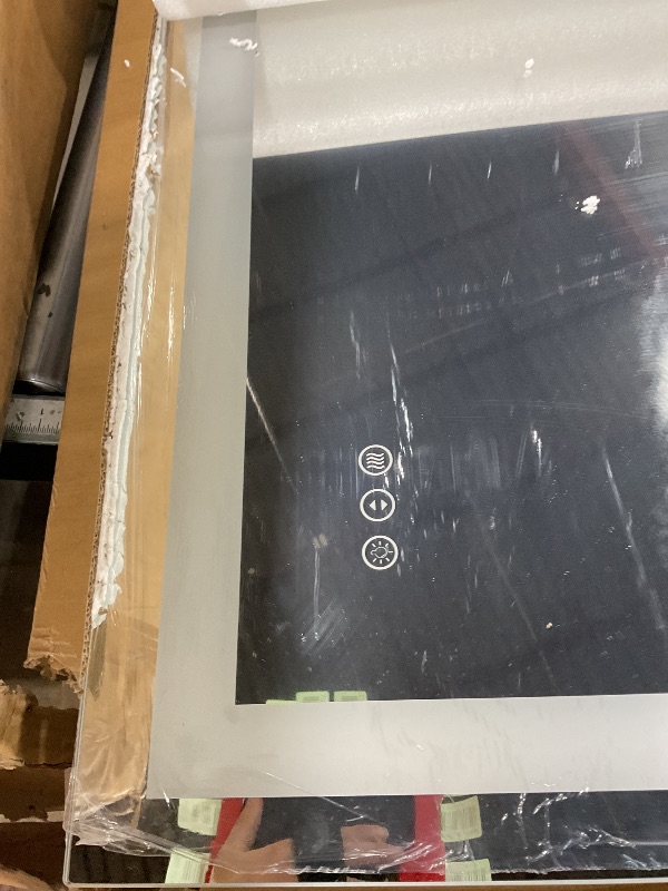 Photo 1 of **MINOR SCRATCHES** LOAAO 48"X40" LED Bathroom Mirror with Lights, Anti-Fog, Dimmable, Backlit + Front Lit, Lighted Bathroom Vanity Mirror for Wall, Memory Function, Tempered Glass, Shatter-Proof, ETL Listed