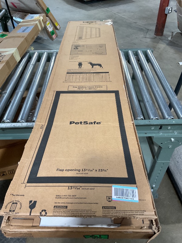 View 2 of * PARTS ONLY*
PetSafe Sliding Glass Pet Door - No-Cut DIY Install Doggy Door for Renters - Aluminum Frame - Adjustable Height 75 7/8" to 80 11/16" - Ideal for Extra Large Dogs Up to 220 lb - White