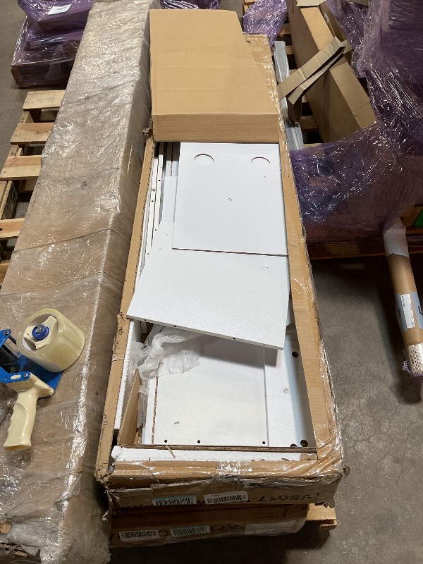 Photo 1 of * PARTRS ONLY *
Rolanstar TV Stand with LED Lights & Power Outlet, Modern Entertainment Center for 32/43/50/55/65 Inchs TVs, Table, Universal Gaming Media Stand Storage Cabinet and Large Storage, White