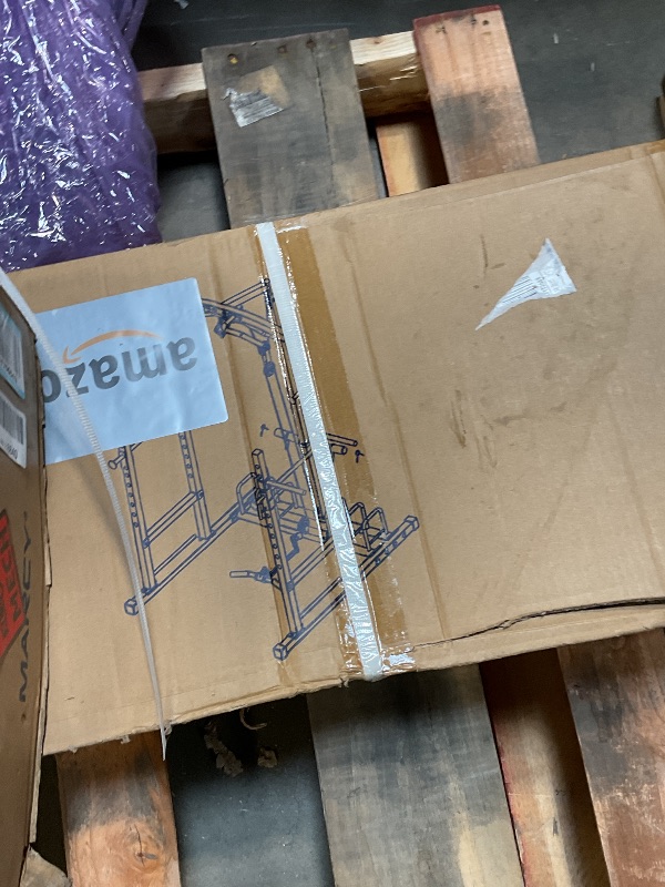 Photo 1 of 2 boxes*** Marcy Home Gym Cage System Workout Station for Weightlifting, Bodybuilding and Strength Training MWM-7041