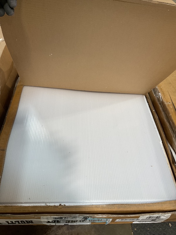 Photo 1 of 2 boxes*** Greenhouse Sturdy Polycarbonate Walk-in Green House of Aluminum Frame w/ Roof Vent & Wind Resistance for Garden Backyard, Quick Setup, 8 ft x 6 ft