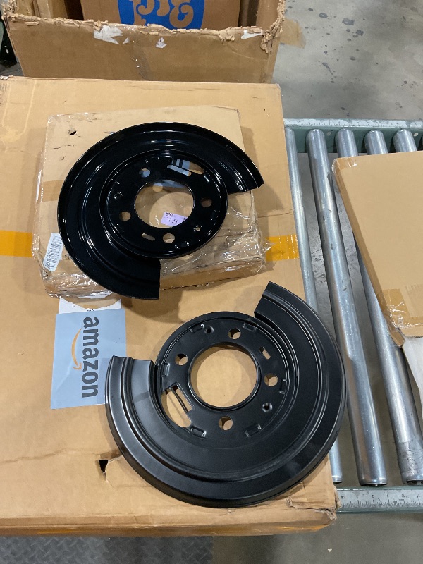 Photo 1 of **PLATES ONLY**Gagsu 924-212 Brake Backing Plate Rear Brake Dust Shield Backing Plates Compatible with 1999-2015 Ford Excursion F250 F350 F450 F550, Replaces 4C3Z2210AA,4C3Z2209AA (Pack of 2)