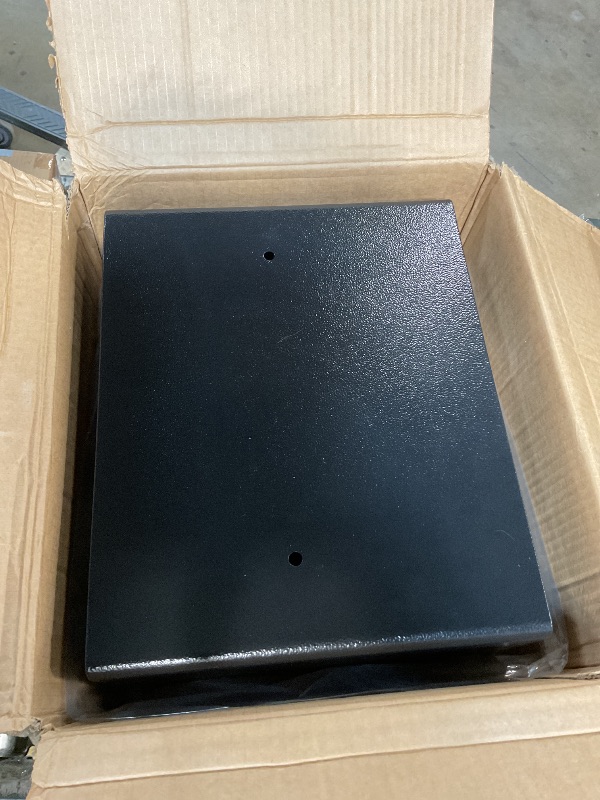 Photo 1 of 1.6 Cub Fire Proof Safe for Home Documents, Anti-Theft Digital Security Box with Electronic Keypad Lock and Spare Key, Small Safes for Home Use Fire and Water proof for Money Jewelry Valuables