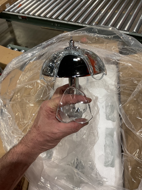 Photo 1 of **DAMAGE SEEN IN PHOTO**Vlaikz 6 Light Wedding Decoration Crystal Chandelier Candle Crystal Pendant Light Transparent K9 Crystal Lamp Modern Luxury Ceiling Living Room Bedroom Princess Room Hallway Lighting