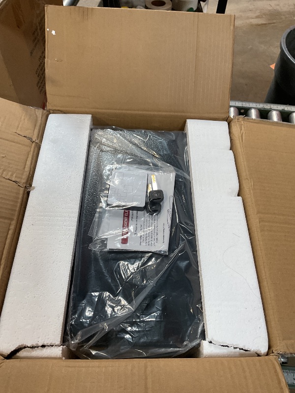 Photo 1 of 1.6 Cuft Fire proof Safes for HOME USE, Anti-Theft Digital Personal Security Safety Box with Electronic Keypad and Spare Keys, Home Safes Fireproof Waterproof for Money Medicine Document Valuables