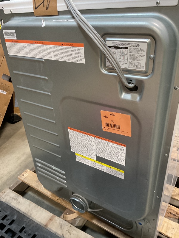 Photo 1 of ***UNTESTED*** Kenmore 220 V 8.0 cu. ft. Front Load Electric Dryer with Wrinkle Guard & Accela Steam to Reduce Wrinkles, Static & Odors - Smart Sensor Drying - LED - ENERGY STAR Certified - White