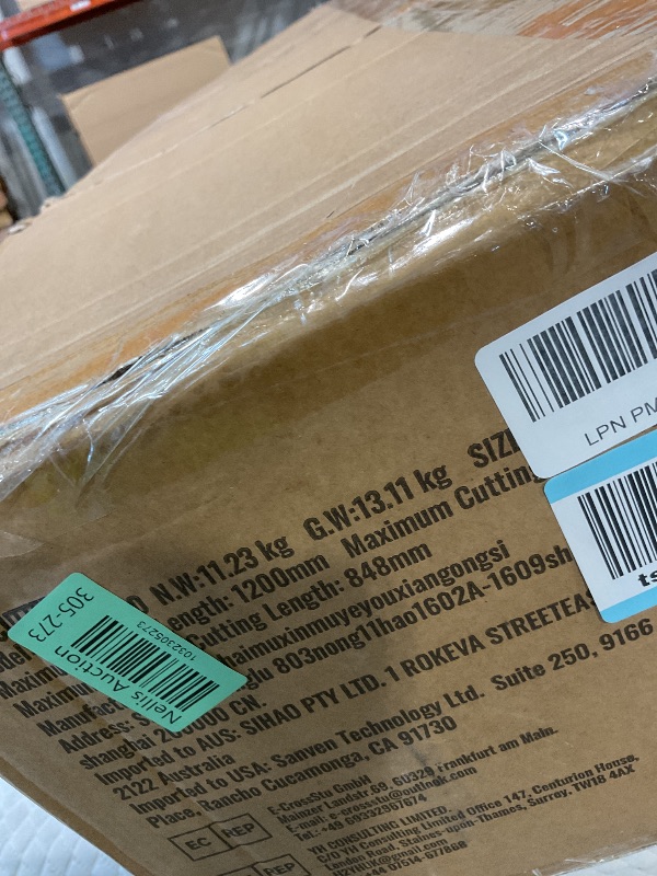 Photo 1 of **MISSING CUTTING WHEEL**VEVOR Manual Tile Cutter, 48 inch, Porcelain Ceramic Tile Cutter with Tungsten Carbide Cutting Wheel, Infrared Positioning, Anti-Skid Feet, Durable Rails for professional installers or beginners