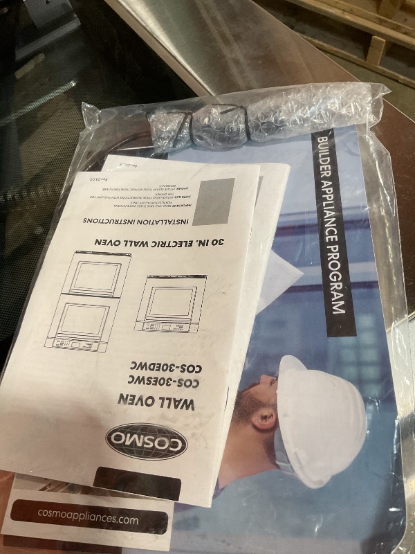 Photo 1 of **SCRATCHES. DIRT**(*COSMO COS-30ESWC 30 in. Haven Collection 5 cu. ft. Electric Wall Oven with True European Convection and Self Cleaning in Stainless Steel
