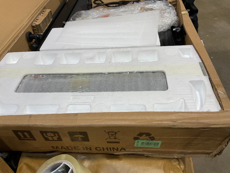 Photo 1 of *PARTS ONLY*
**DIRT. SCRAPES**Folding Treadmill, No-Assembly Portable Treadmill with Display & Pulse Detection, Quiet 2.25HP Motor, Compact Walking Pad for Home Office Apartment, 265lbs Capacity