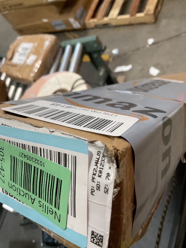 Photo 1 of **DIRT**DEZ FURNISHINGS Cordless 1" Signature Mini Blind with Flexible Slats, 70" W x 60" H, Pearl White