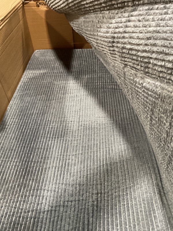 Photo 1 of **SCRAPES**JUIKURY Folding Sofa Bed, Convertible Sleeper Chair with Pilow Foldable Matress, 2 in 1 Pull Out Loveseat Sofa Portable Fold Out Chair Bed Floor Couch Lounge for Living Room Bedroom (Grey, Full)