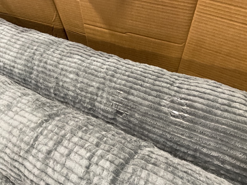 Photo 1 of **SCRAPES**JUIKURY Folding Sofa Bed, Convertible Sleeper Chair with Pilow Foldable Matress, 2 in 1 Pull Out Loveseat Sofa Portable Fold Out Chair Bed Floor Couch Lounge for Living Room Bedroom (Grey, Full)