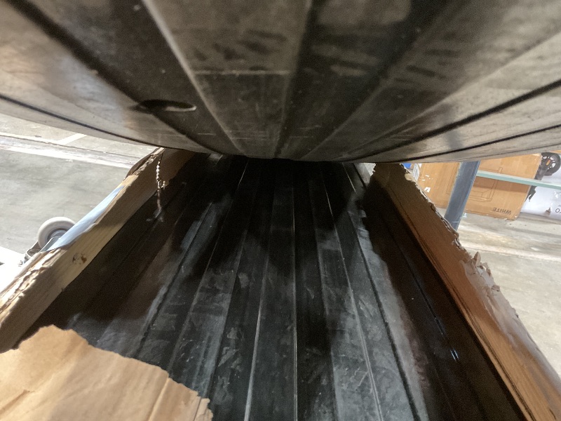 Photo 1 of **DIRT. SCRAPES**Pyle Car Vehicle Curbside Driveway Ramp - 4ft Heavy Duty Rubber Threshold Bridge Tracks Curb Ramps, 2 Pieces Set (for Car, Truck, Scooter, Bike, Motorcycle, Wheelchair Mobility), Black