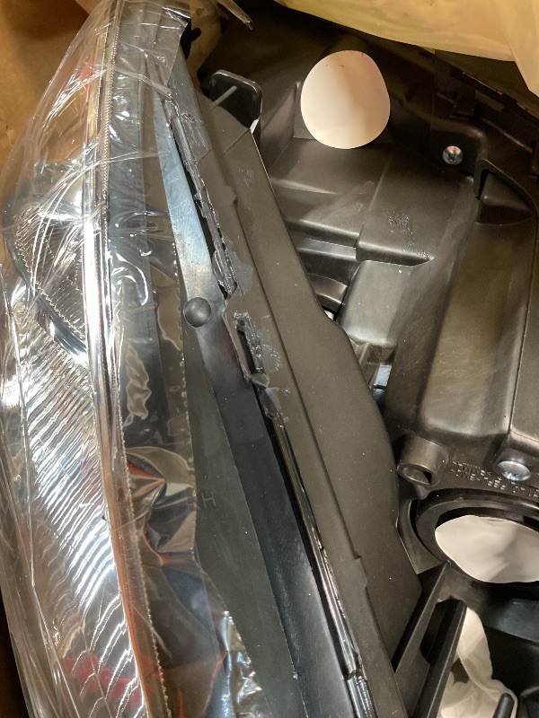 Photo 1 of **HAS DAMAGES** ISHARINGAUTOPARTS Headlight Assembly Compatible with 2008 2009 2010 2011 2012 Chevy Malibu (Not Fit 2008 Malibu Classic Model)